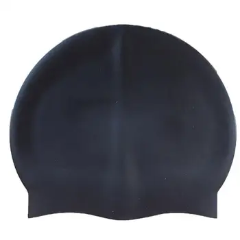 Эластичная шапочка для плавания, которую легко надевать, силиконовая шапочка для плавания, длинные волосы для тренировок