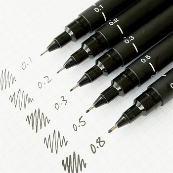 Японская Ручка Для Рисования UNI, Ручка С Черными Чернилами Ultra Fine Line Art Marker, ручка Для Рисования micron Office School, Высококачественная ручка DIY